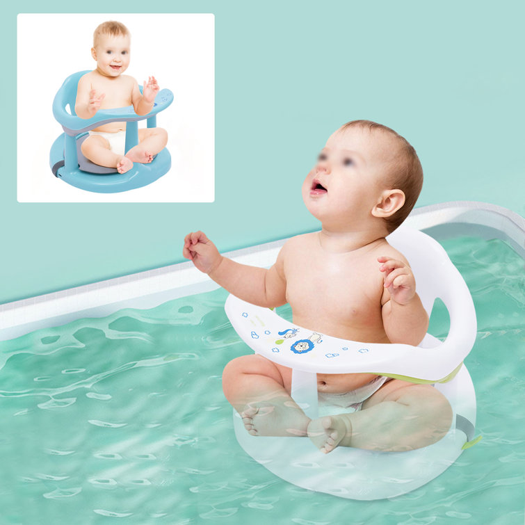 Baby bathtub ring deals with suction cups